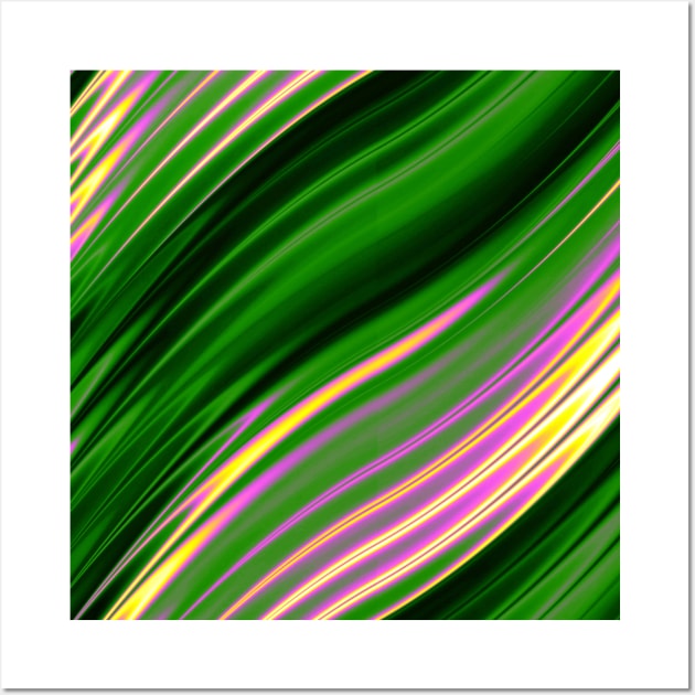 Ceterosexual Pride Shining Satin Ripples Design Wall Art by VernenInk